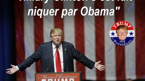 Donald Trump spune că Obama a creat ISIS