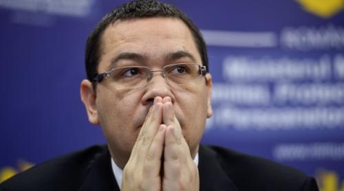 Victor Ponta, AVERTISMENT:„S-a început deja distrugerea tuturor măsurilor economice (...)“