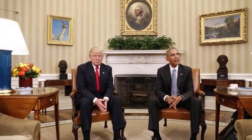 Casa Albă: Întrevedere cu ușile închise Barack Obama - Donald Trump 