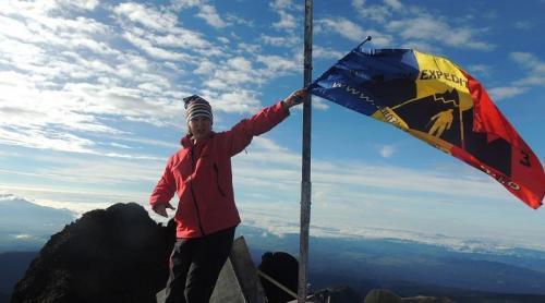 Tânăra alpinistă româncă Dor Geta Popescu a stabilit un nou record mondial