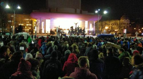 Proteste în Bucureşti şi în ţară împotriva graţierii (VIDEO)