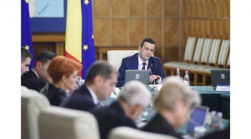 Cabinetul Grindeanu, în ședință, pentru a discuta bugetul de stat 2017