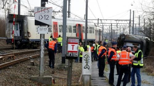 Belgia: Un tren deraiat și mai multe victime, în apropiere de orașul Louvain