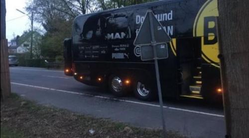 Autocarul Borussiei Dortmund, implicat într-o explozie. Un jucător, rănit (VIDEO)