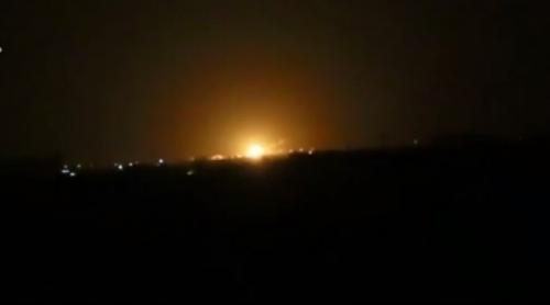 Siria. Explozie puternică, urmată de incendiu în apropiere de aeroportul din Damasc (VIDEO)