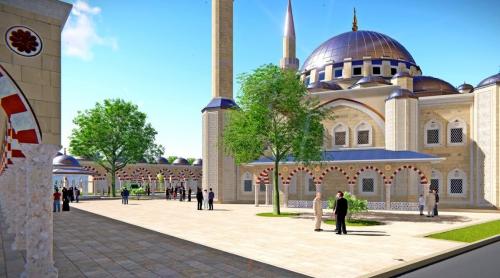 Cum arată proiectul viitoarei moschei de la București (galerie foto)