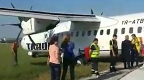 UPDATE. Un avion TAROM a ieşit de pe pistă pe Aeroportul Chişinău (VIDEO)