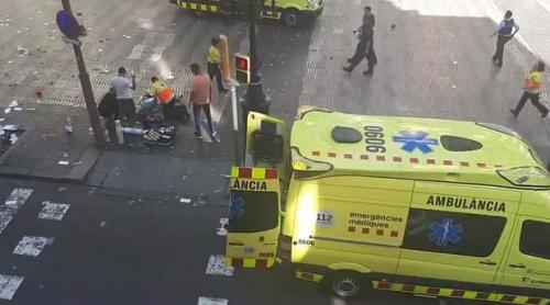 UPDATE. Atacul de la Barcelona: Şoferul camionetei care a intrat în mulţime, împuşcat mortal