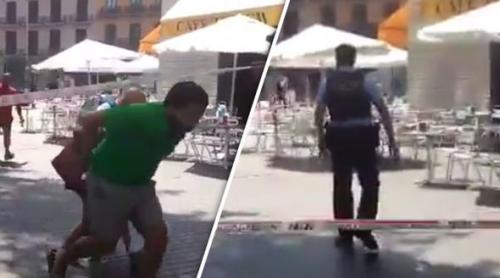 Panică la Barcelona! Bulevardul La Rambla, evacuat, metroul și gara, închise (VIDEO)