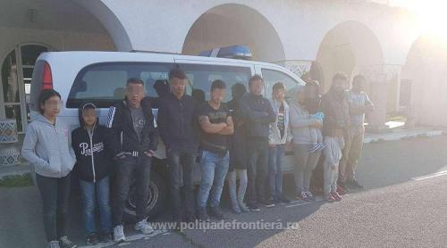 Zilnic, migranţi prinşi la frontierele României