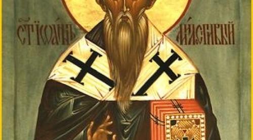 Calendar ortodox 12 noiembrie: Sfântul Ierarh Ioan cel Milostiv 