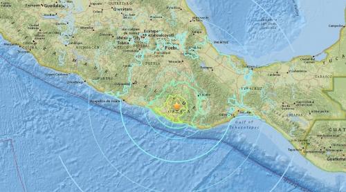 Cutremur de 7,2 grade în Mexic: stare de urgenţă, 200 de replici şi elicopter cu un ministru şi un guvernator, prăbuşit