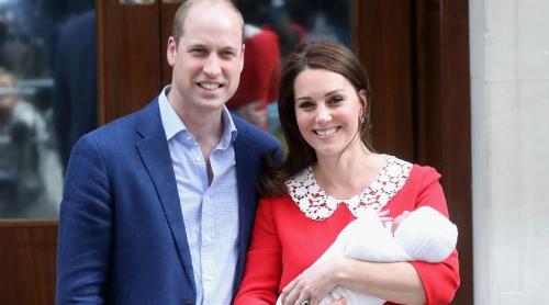 Numele celui de-al treilea copil al Prinţului William şi al Prinţesei Kate a fost anunţat oficial