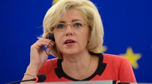 Corina Creţu a răbufnit. "Nu mai accept insulte din partea Guvernului României faţă de munca mea"