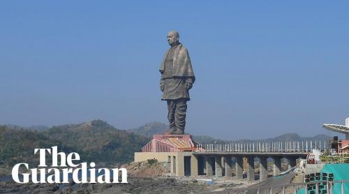 Cea mai înaltă statuie din lume a fost inaugurată în India (VIDEO)