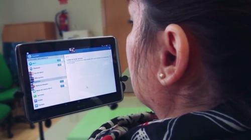 Aplicatia prin care persoanele cu dificultati neuromotorii pot folosi dispozitivele mobile
