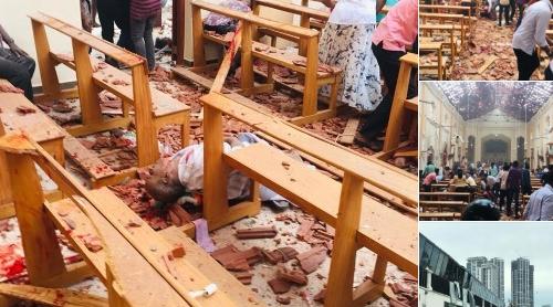 Cel puțin 207 morți și peste 450 de răniți într-o serie de explozii la biserici și hoteluri din Sri Lanka, de Paște