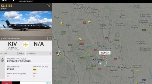 Un site de știri din Republica Moldova anunță decolări dubioase de pe aeroportul din Chișinău