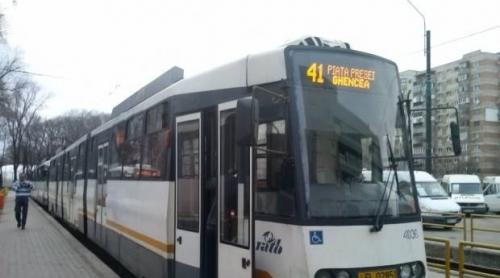 Circulaţia tramvaiului 41 va fi suspendată din 29 iunie până în septembrie