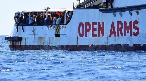 Nava Open Arms va debarca în Spania migranții care vor fi distribuiți în șase state UE, inclusiv România