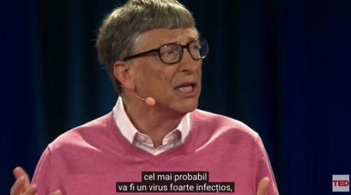 În 2015, Bill Gates prezicea exact ce se întâmplă acum, cu noua pandemie (VIDEO)