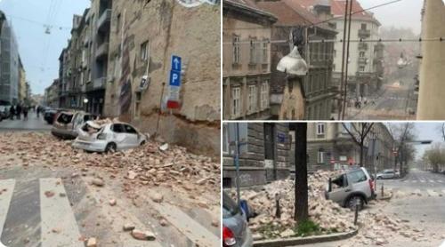 Cutremur puternic în Capitala Croaţiei, Zagreb