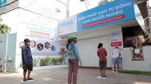 Coronavirus în Vietnam: au fost montate dispozitive care oferă gratis orez