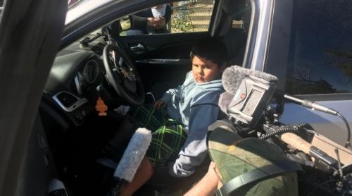 Un băiat în vârstă de cinci ani a plecat la volanul mașinii familiei să își cumpere un Lamborghini din California