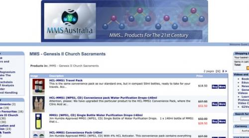 O biserică din Australia vinde o soluție pe bază de clor ca ”tratament minune” împotriva coronavirusului