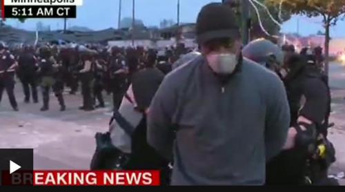 Reporter CNN arestat în timp ce transmitea live protestele din SUA