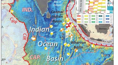 O placă tectonică uriașă, aflată sub Oceanul Indian, se rupe în două