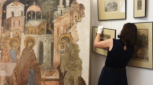 Muzeul Municipiului București inaugurează o expoziție cu frescele Mănăstirii Văcărești