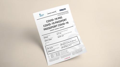 Danemarca introduce certificatele COVID-19