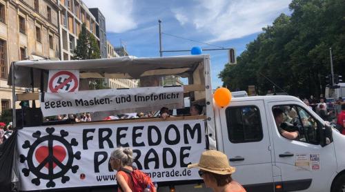 Berlin: Protest ”antipandemie” – VIDEO