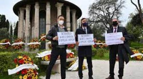 Protest inedit al firmelor de pompe funebre din Roma