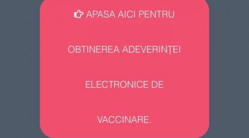Cum poți obține adeverința electronică de vaccinare anti-COVID
