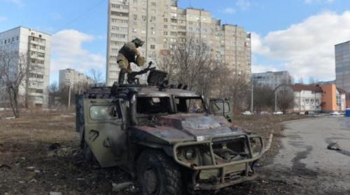 Armata rusă cere civililor din Kiev din apropierea țintelor să-și părăsească casele