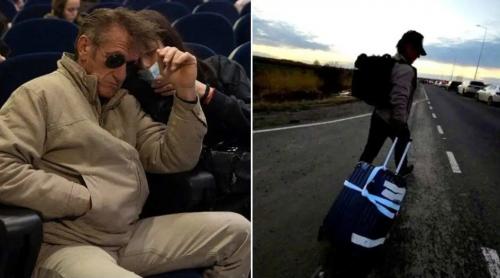 Războiul în Ucraina: Sean Penn a fugit din Ucraina pe jos abandonându-și mașina
