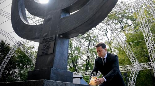 Ucraina: Memorialul evreiesc Babi Yar nu a fost distrus de ruși asa cum a susținut președintele Zelenski