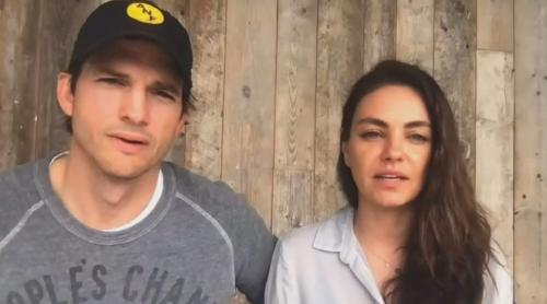 Mila Kunis, originară din Cernăuți și soțul ei, Ashton Kutcher, donează 3 milioane de dolari pentru poporul ucrainean