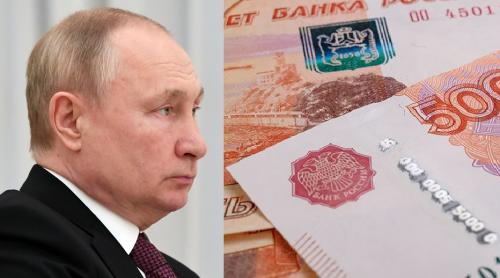 Putin nu mai vrea dolari și euro pentru gazul rusesc livrat UE: plata se va face în ruble