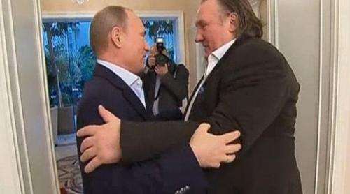 Gérard Depardieu provocator: „Îmi place foarte mult Putin”