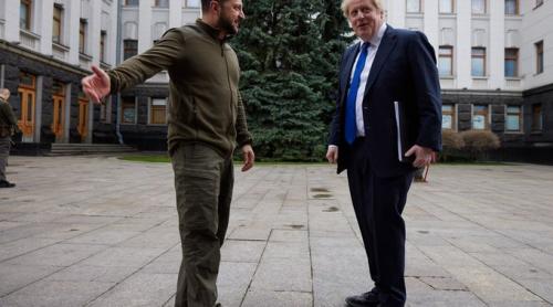 Boris Johnson în vizita la Kiev din „solidaritate” cu poporul ucrainean