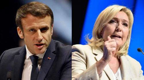 Emmanuel Macron și Marine Le Pen în turul doi al alegerilor prezidențiale