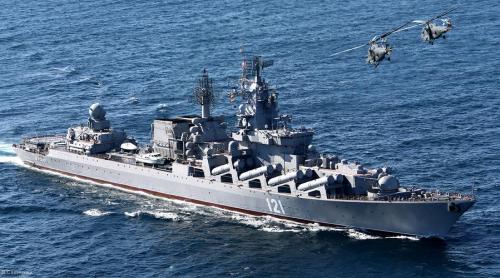Pierderea crucișatorului Moskva este „o lovitură” pentru flota rusă în Marea Neagră, spune Pentagonul