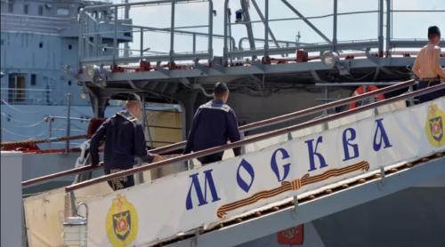 Un mort și 27 dispăruți după scufundarea navei Moskva, spune Rusia