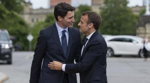 Emmanuel Macron reales: Justin Trudeau „așteaptă cu nerăbdare să continue să lucreze împreună”