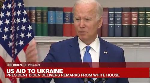 Joe Biden cere Congresului 33 de miliarde de dolari pentru Ucraina din care 20 de miliarde pentru arme
