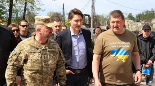 Justin Trudeau se află în vizită în Ucraina: se va întâlni cu Zelensky pentru a-i arăta sprijinul Canadei