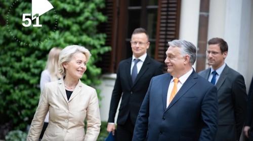 Ungaria ramâne împotriva celui de-al șaselea pachet de sancțiuni și dupa vizita Ursulei von der Leyen